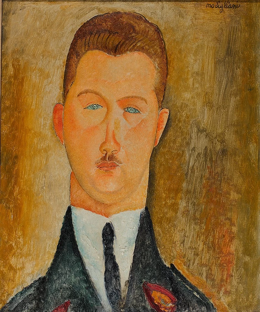 Amedeo Modigliani - 110, Ritratto del Dr. Francois Brabander, 1918